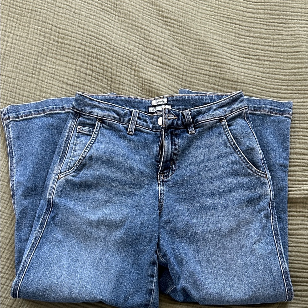 LL Bean 207 wide leg jeans